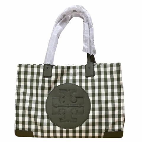 Tory burch best sale ella plaid tote